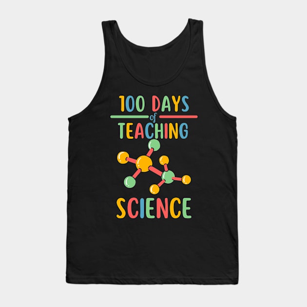 100 days of teaching science Tank Top by DottedLinePrint